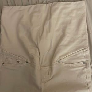Maternity White skinny Jeans